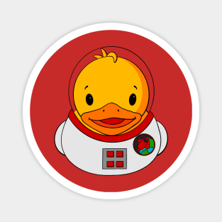 Astronaut Rubber Duck Magnet